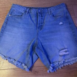 Blue Plus Size Shorts 👖💙🦋
